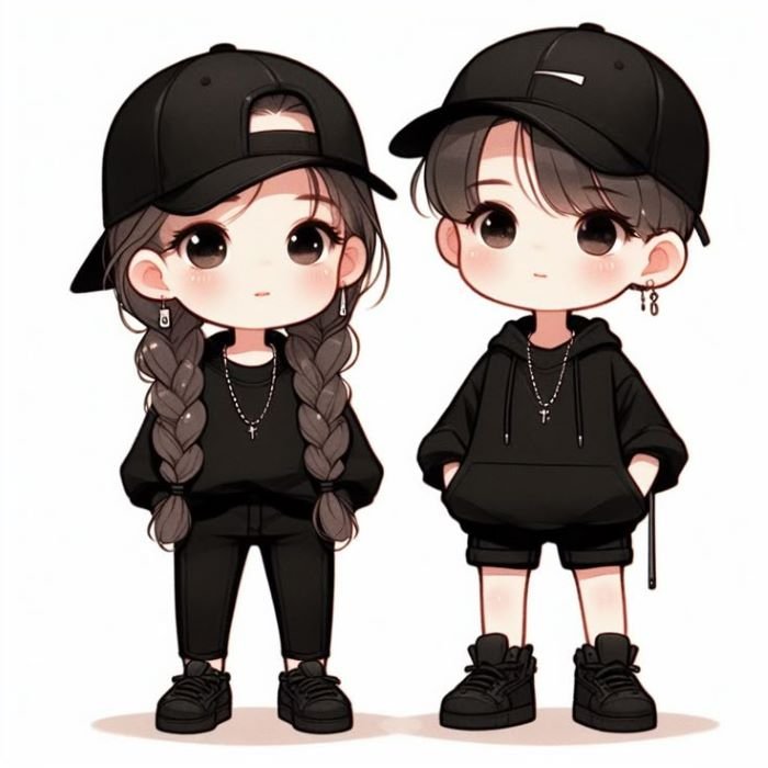 Cặp đôi chibi cực ngầu 