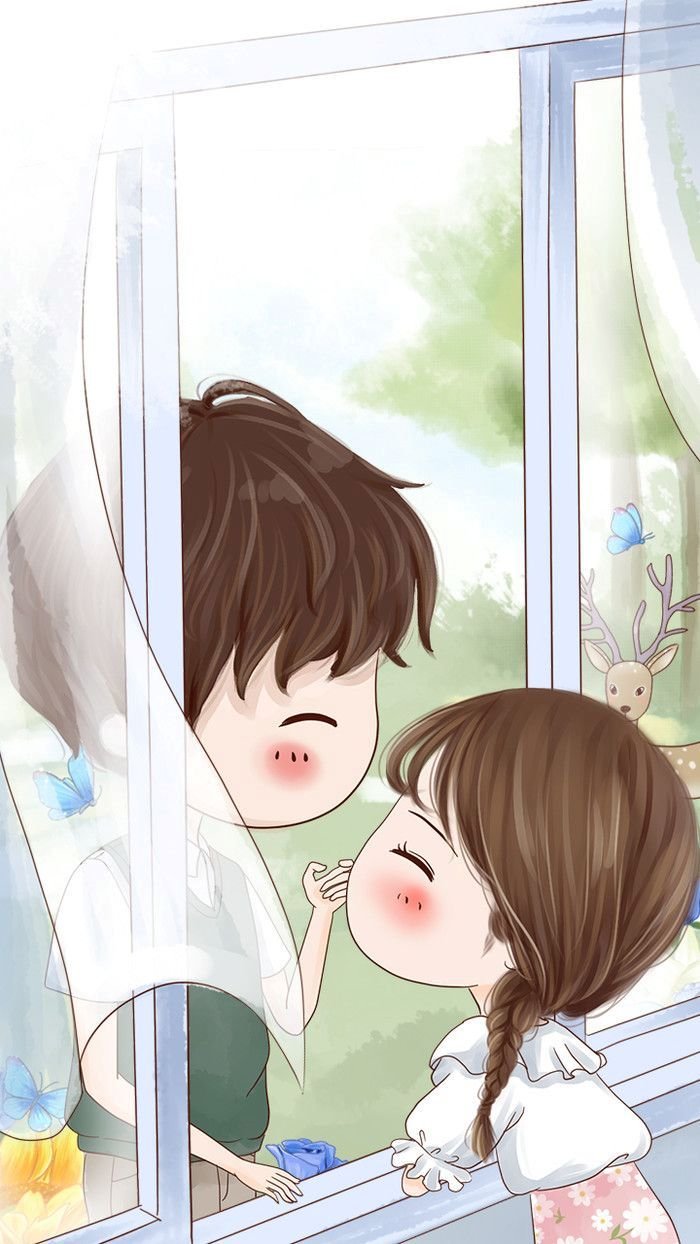 Ảnh chibi tình yêu ngọt ngào

