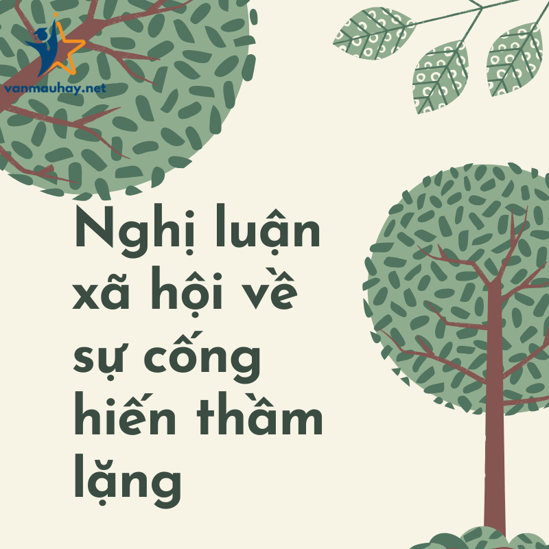 nghị luận xã hội về sự cống hiến 