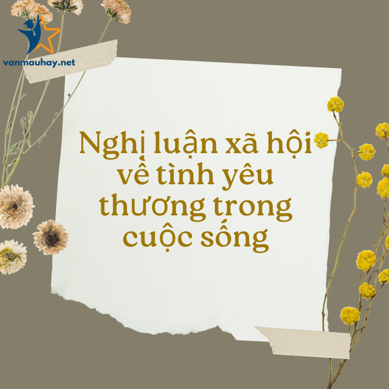 5+ mẫu nghị luận xã hội về tình yêu thương trong cuộc sống