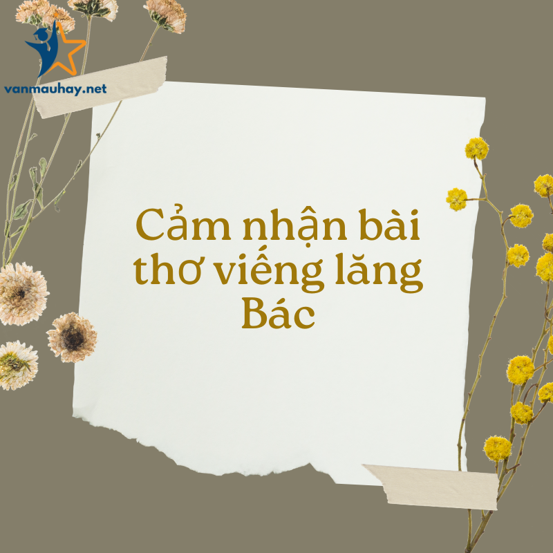 Cảm nhận bài thơ viếng lăng Bác của Viễn Phương chọn lọc