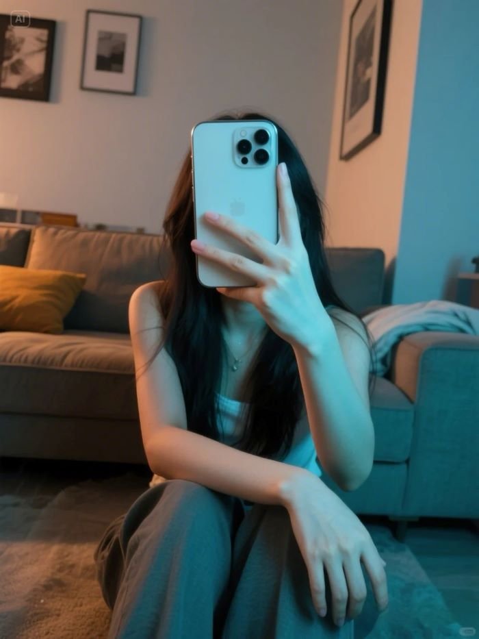 avatar ảnh gái xinh che mặt 2