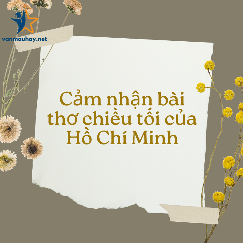 Cảm nhận bài thơ chiều tối của Hồ Chí Minh hay nhất