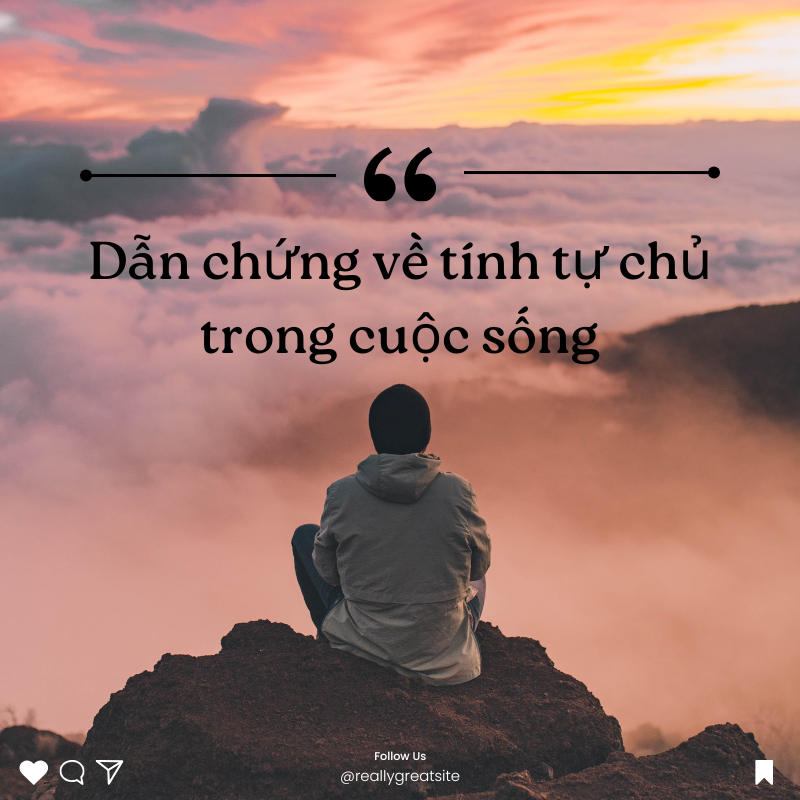 dẫn chứng về tính tự chủ trong cuộc sống 