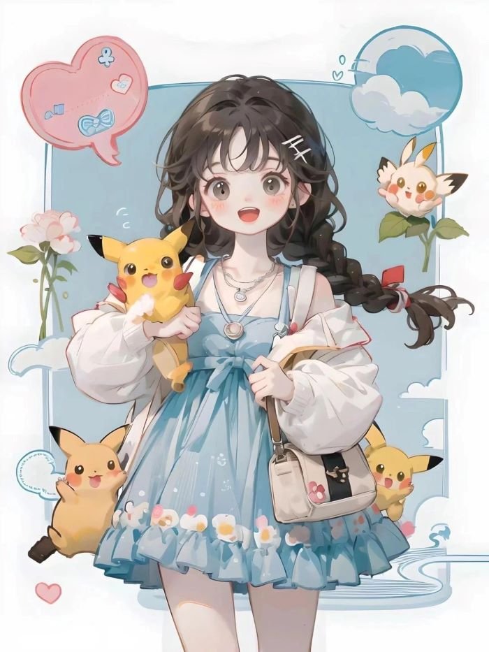 gái xinh anime 4