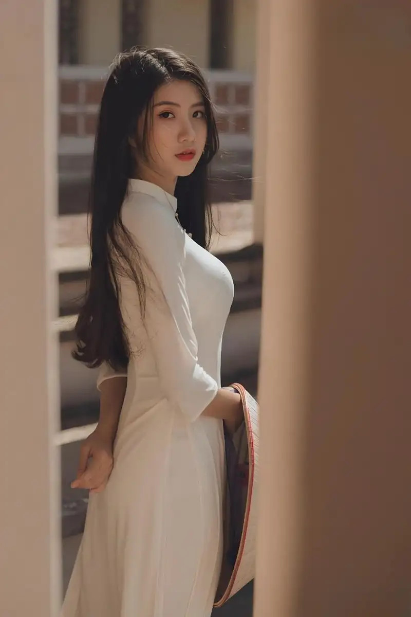 gái xinh mặc áo dài 25