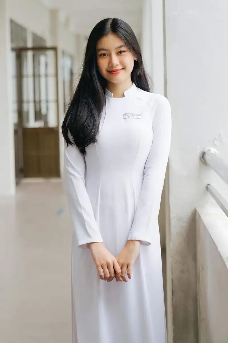 gái xinh mặc áo dài 29