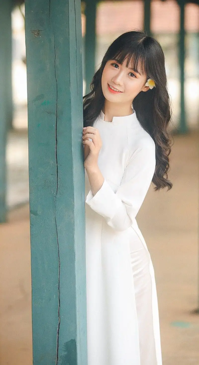 gái xinh mặc áo dài 31 