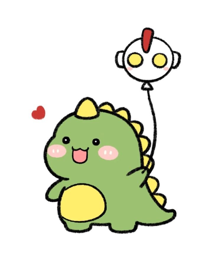 khủng long chibi 2